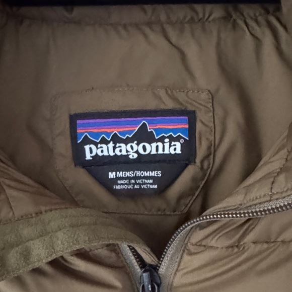 Patagonia Men's Silent Down Puffer Jacket Size Men's M Color Basin Green - Picture 3 of 8